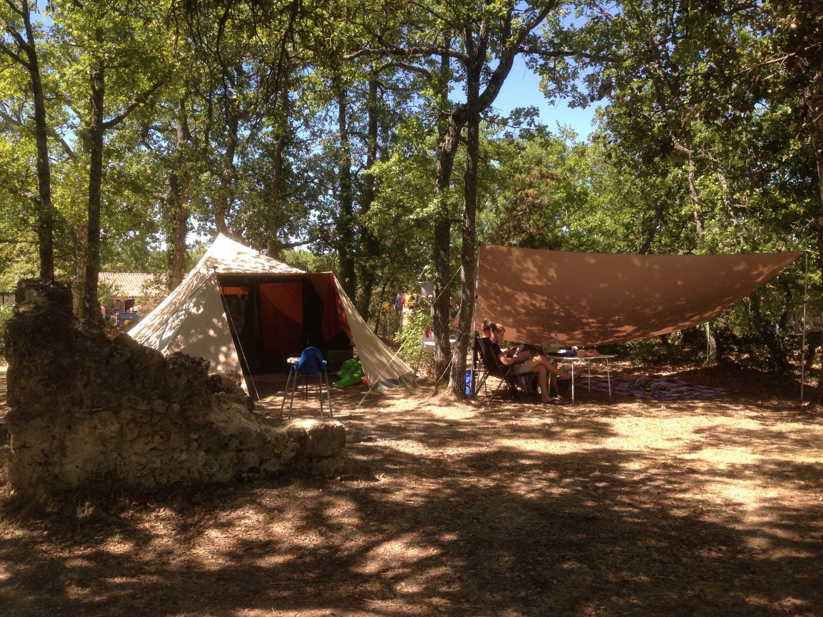 camping verdon familial sauvage