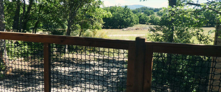 Terrace of the "Ecolodge"